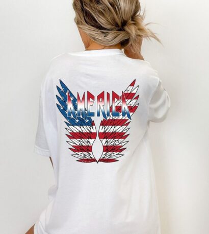 Red White and Blue, America Tee, USA shirt