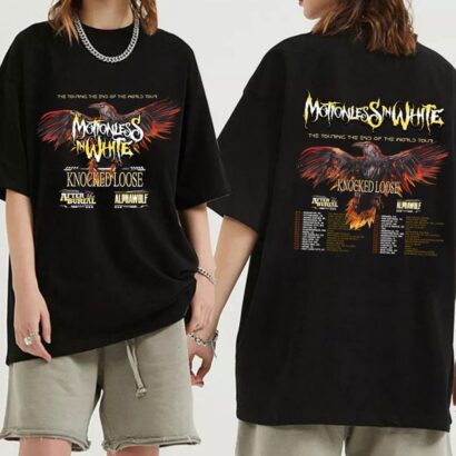 Motionless In White The Touring The End Of The World Tour Shirt, Motionless In White 2023 Concert Shirt