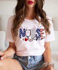 4th of July Nurse Shirt, Nurse Shirt, Nurse 4th of July Shirt