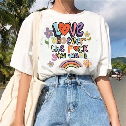 Love Whoever the F you want, LGBQT Shirt, Pride Month Shirt, LGBT Shirt, Rainbow Shirt, Retro Frog Shirt, Gay Pride Trendy Tshir