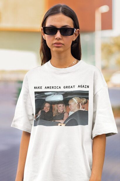 Make America Great Again Shirt -y2k,britney spears,mean girls shirt,funny shirt,bootleg,paris hilton shirt,britney spears shirt