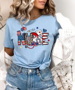 Nurse 4th Of July Shirt, Nurse Gift, American Nurse Shirt