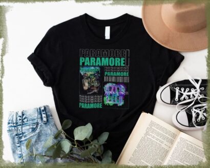 Paramore 2023 Tour Shirt V3 Hip Hop 90s Vintage Retro Graphic Tee Shirt