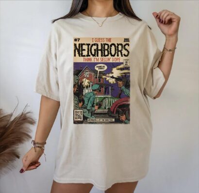 J. Cole Neighbors Comic Book Inspired shirt, J. Cole Vintage Shirt