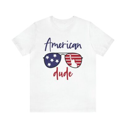 American Dude shirt, Retro America Shirt, 4th of July Shirt, Freedom Shirt