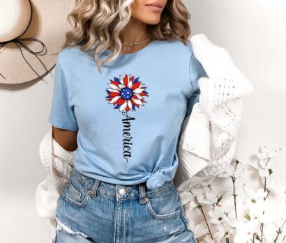 4th Of July Flag Graphic T-Shirt, Independence Shirt