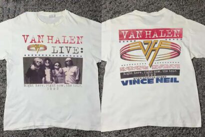 Van Halen Live Right Here, Right Now The Tour 1993 Shirt, Van Sneaker Tee