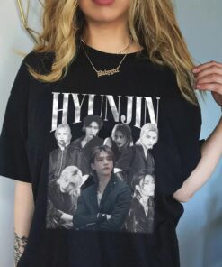 Vintage Hyunjin Stray Kids Shirt, Hyunjin Retro Shirt, Hyunjin 5 Star Shirt