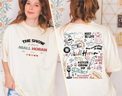 Niall Horan 2 Side Shirt, The Show Album Track List 2 Sides Sweatshirt