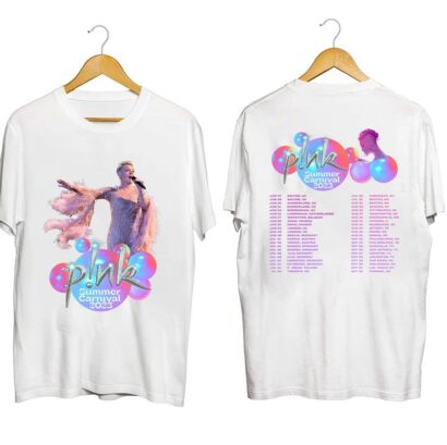 P!nk Pink Singer Summer Carnival 2023 Tour Shirt, Pink Fan Shirt