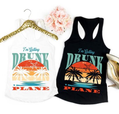 Dierks Bentley Retro Drunk on a Plane Tank To, Dierks Bentley Merch