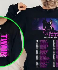 Shania Twain shirt, Shania Twain Tracklist Shirt, Shania Twain tour 2023 Shirt