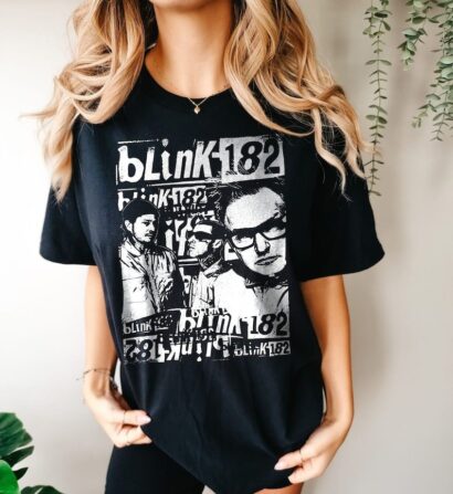 182 World Tour 2023 Shirt, Vintage Blink Tee, Blink Band Tee