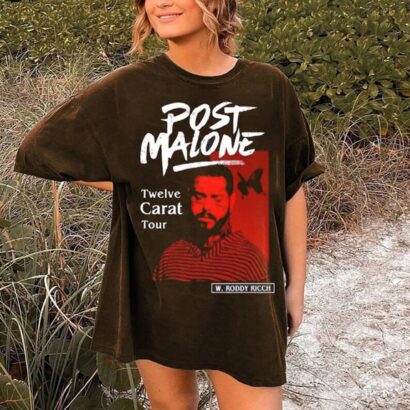 Comfor color Post Malone Twelve Carat Tour Shirt, Post Malone Shirt, Post Malone Merch