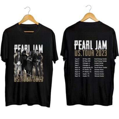 Pearl Jam US Tour 2023 Shirt, Pearl Jam Rock Band Shirt