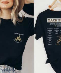 Zach Bryan Burn Burn Burn Tour 2023 Shirt, Zach Bryan Concert Fan Shirt