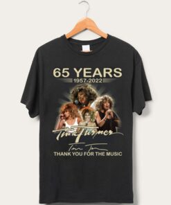 Tina Turner 65 Years 1957-2022 shirt, Rip Tina Turne shirt