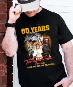 65 Years Tina Turner 1957-2022 thank You for the memories signature shirt