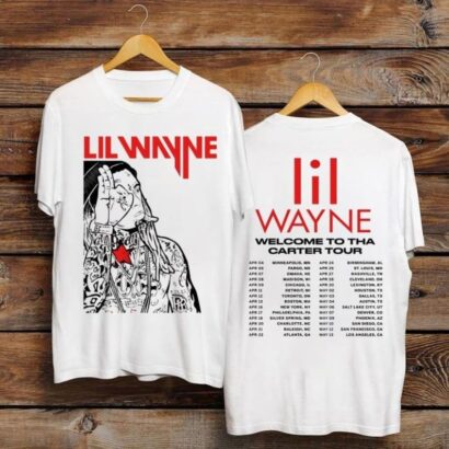 Usher Tour 2023 T-Shirt, Lil Wayne Tour 2023