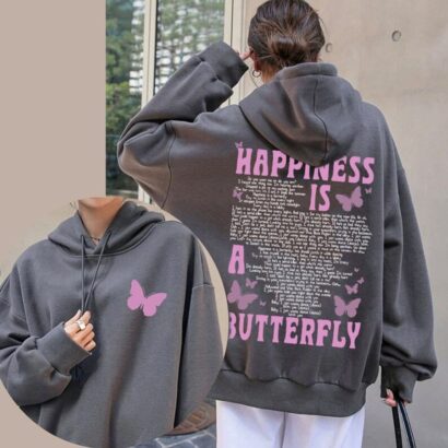 Lana Del Rey Hoodie, Happiness is a butterfly shirt