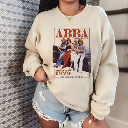 1979 Abba Tee, Abba The Tour T-Shirt, Abba Band Shirt