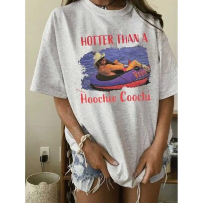 Alan Jackson Inspired Tee, Vintage Hotter Than A Hoochie Coochie Chattahoochee Alan T-Shirt, Alan Jackson Tour Shirt