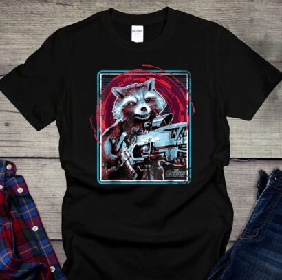 Rocket Raccoon Shirt, Guardians Of The Galaxy Shirt