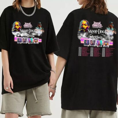 High School Reunion Tour 2023 Shirt, Snoop Dogg Wiz Khalifa Tour Shirt