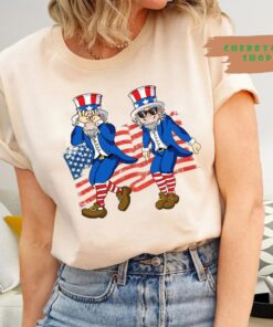 Uncle Sam Griddy Dance Shirt, Funny 4th Of July T Shirt, Uncle Sam Independence Day Shirt