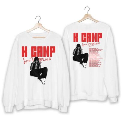 K Camp Spin The Block Tour 2023 Shirt, Rapper K Camp Shirt