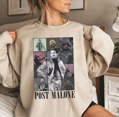 Vintage Posty Shirt, Post malone Sweatshirt, Rapper shirt