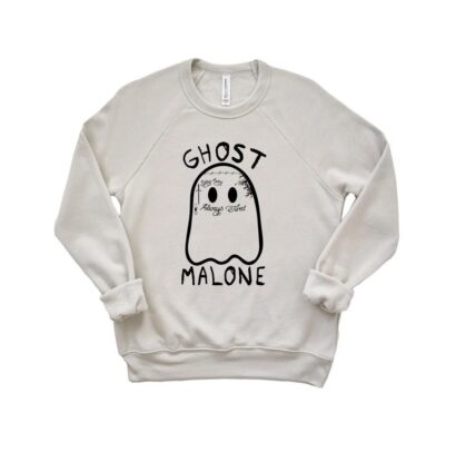 Ghost malone shirt, womens halloween sweatshirts