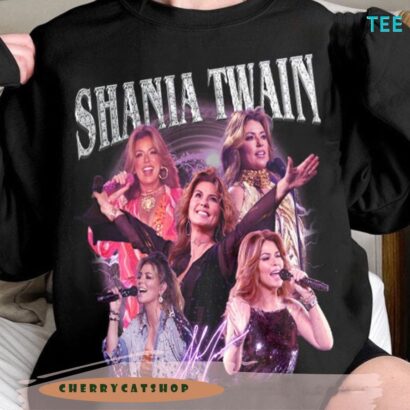 Vintage Shania Twain Merch T Shirt, Queen Of Me Tour Hoodie