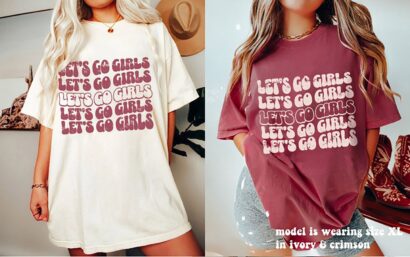 Retro Let's Go Girls Shirt, Queen of Me Tour Vintage Shirt, Shania Tour Cowgirl Shirt