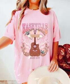 Vintage Music City Nashville T-Shirt, Western Country Music City Shirt