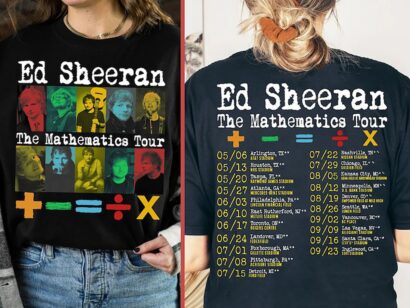 Ed. Sheeran Tour Shirt, Mathematics Tour 2023 Shirt