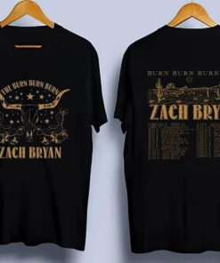 Zach Bryan Tour Shirt, Burn Burn Burn Tour 2023 Shirt