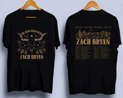 Zach Bryan Tour Shirt, Burn Burn Burn Tour 2023 Shirt