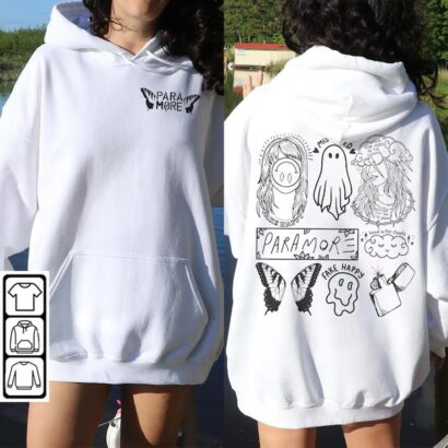 Paramore Doodle Shirt, Paramore Tattoo Tour 2023 Hoodie