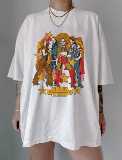 Abba Shirt, 1979 Abba The Tour Shirt