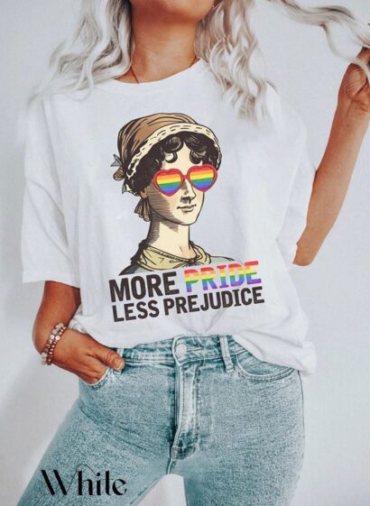 More Pride Less Prejudice Lgbt Shirt