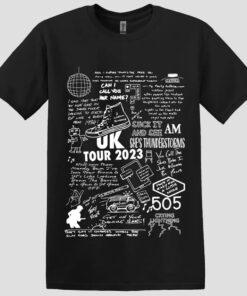 Arctic Music Lyrics Fan shirt, Monkey Band Shirt | UK Tour 2023 on Back shirt