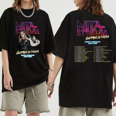 Nita Strauss Summer Storm 2023 Tour Shirt, Nita Strauss Shirt