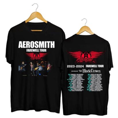 Aerosmith 2023 – 2024 Peace Out Farewell Tour Band T-Shirt, Aerosmith Band Merch