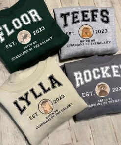 GoTG 3 Character sweatshirt, Lylla Rocket Floor Teefs, Rocket Friend Shirt