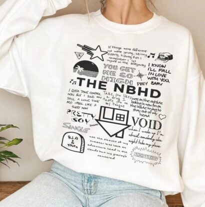The Nbhd Lyric Album Song shirt, The Nbhd Sketch shirt