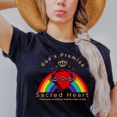 Catholic T-shirt, Sacred Heart of Jesus Shirt