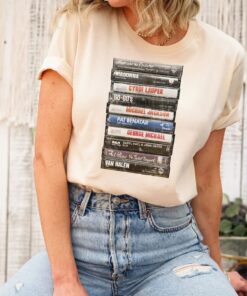 Vintage Cassette Tape, 80's Rock Cassette Shirt, 80's Rock n Roll TShirt