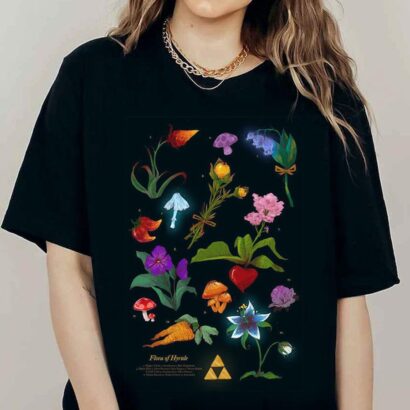 Flora Of Hyrule Shirt, Legend Of Zelda Tee, Hyrule Flora Shirt