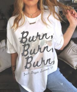Zach Bryan Shirt, Burn Burn Burn Tour 2023 Shirt